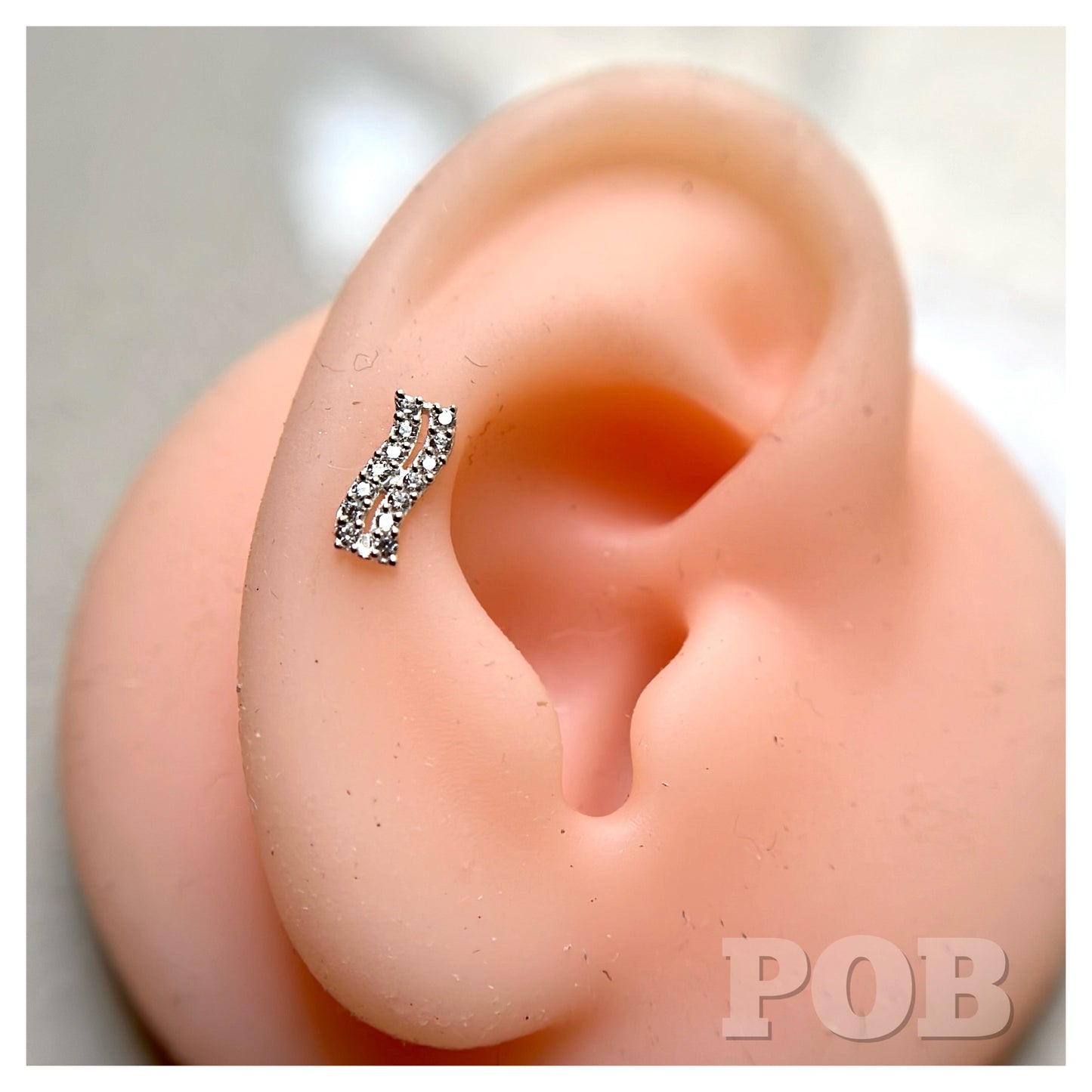 925 sterling silver stud POBX41x