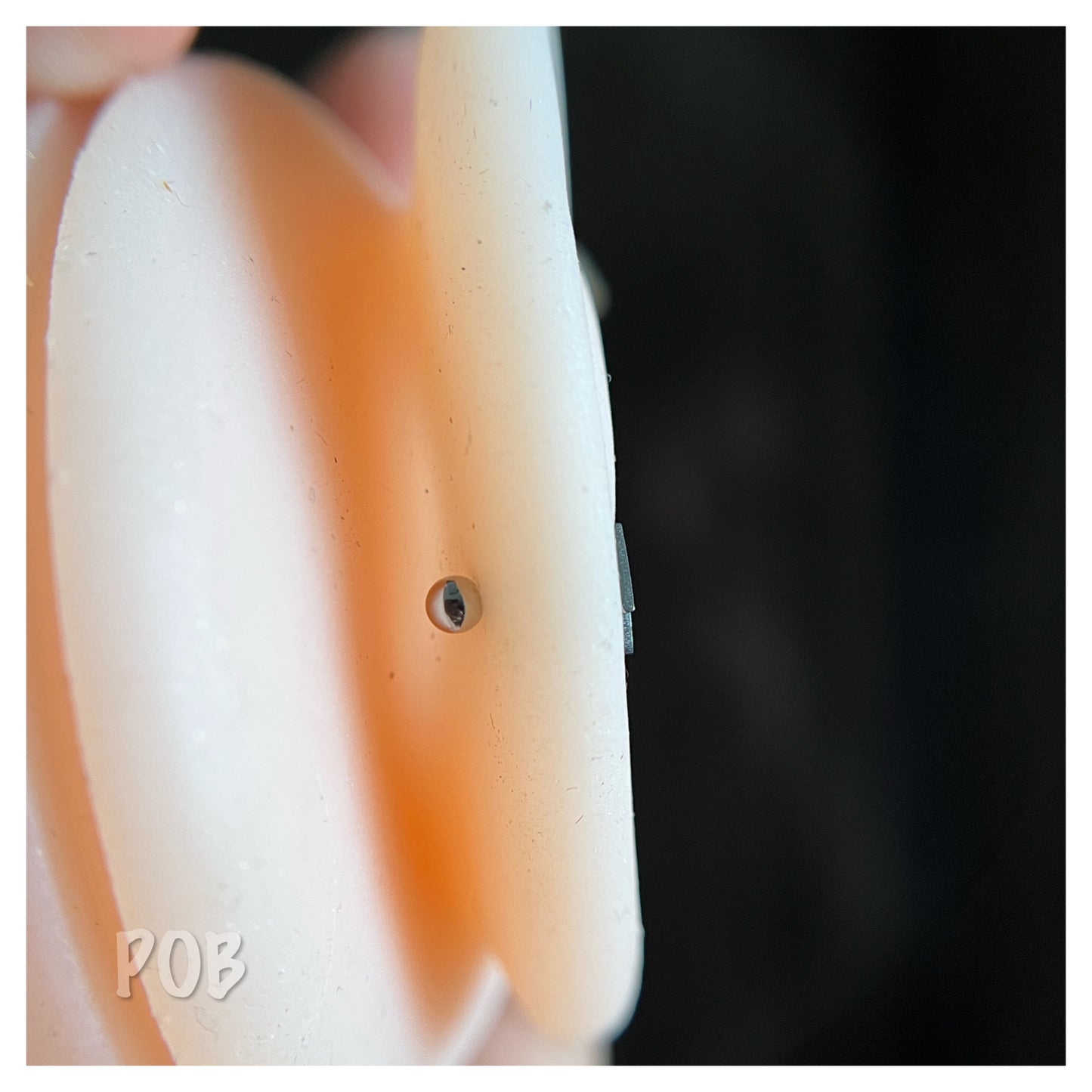 Lightning bold anti tarnish nosepin/second stud POBX39