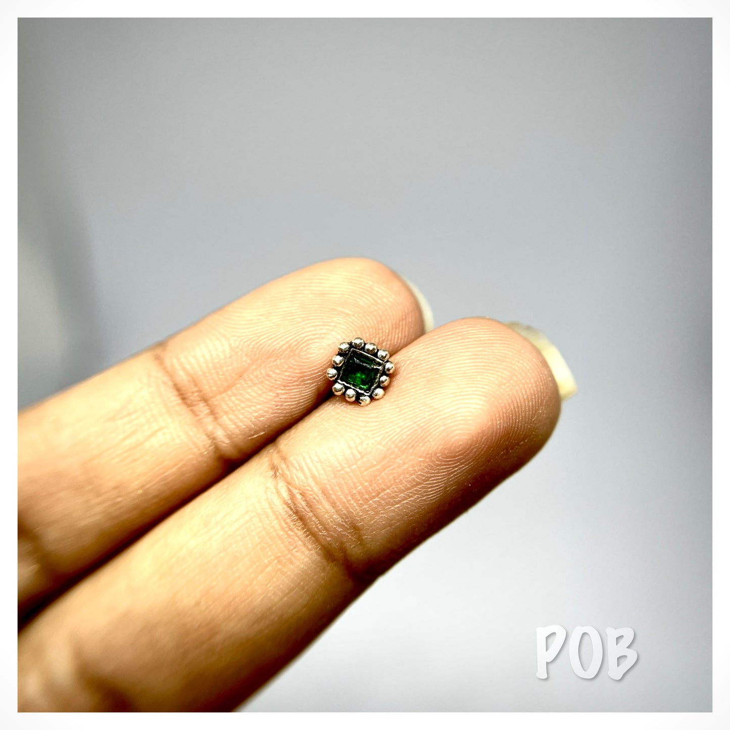 925 sterling silver wire type nosepin POBX10