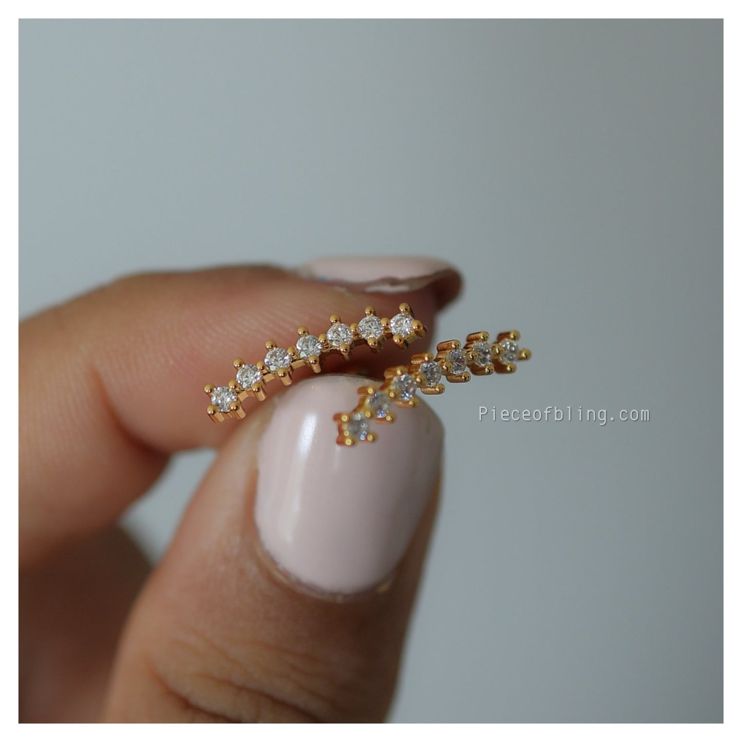 GOLD ANTI TARNISH SECOND STUDS PAIR