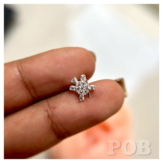 925 sterling silver stud POBX42x