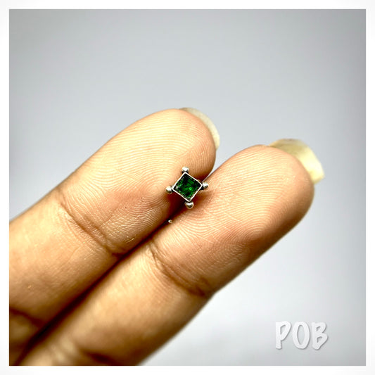 925 sterling silver wire type nosepin POBX10