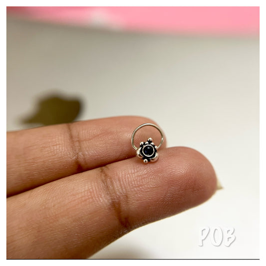 925 silver wire type nosepin POBX9