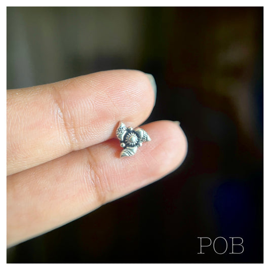 925 sterling silver nosepin POBX13