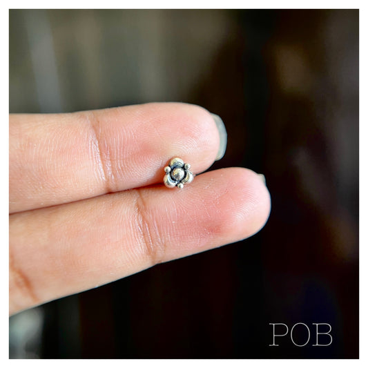 925 sterling silver nosepin POBX14