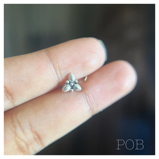 925 sterling silver nosepin POBX13