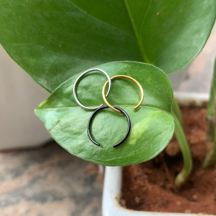 Combo of 3 - anti tarnish nose rings