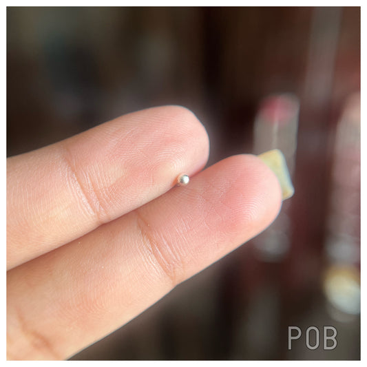925 sterling silver nose pin small sized  POBX01